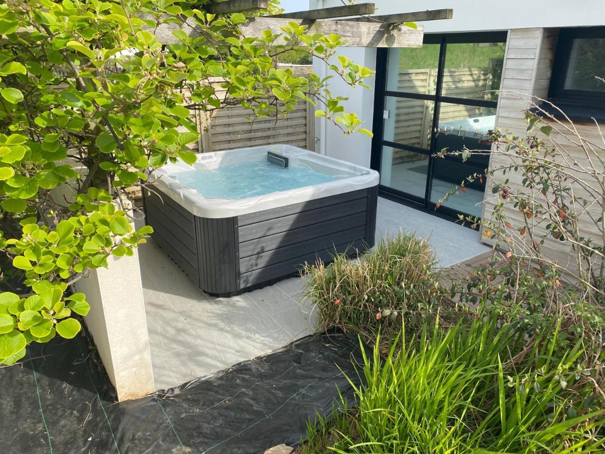 Maison Villa Montmarin Vue Mer Bretagne Nord Vers Roscoff Carantec Morlaix Plouescat Locquenole Avec Son Spa Et Sa Vue Mer المظهر الخارجي الصورة