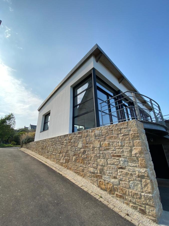 Maison Villa Montmarin Vue Mer Bretagne Nord Vers Roscoff Carantec Morlaix Plouescat Locquenole Avec Son Spa Et Sa Vue Mer المظهر الخارجي الصورة