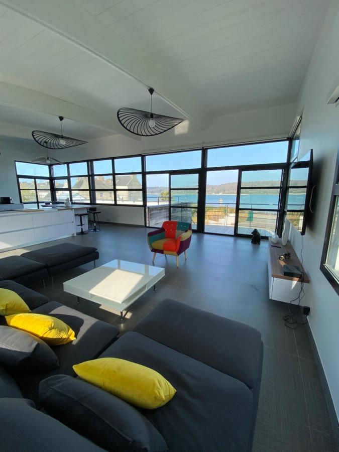 Maison Villa Montmarin Vue Mer Bretagne Nord Vers Roscoff Carantec Morlaix Plouescat Locquenole Avec Son Spa Et Sa Vue Mer المظهر الخارجي الصورة